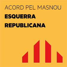 Logo ESQUERRA REPUBLICANA DE CATALUNYA - ACORD PEL MASNOU - ACORD MUNICIPAL (ERC-AM-AM)