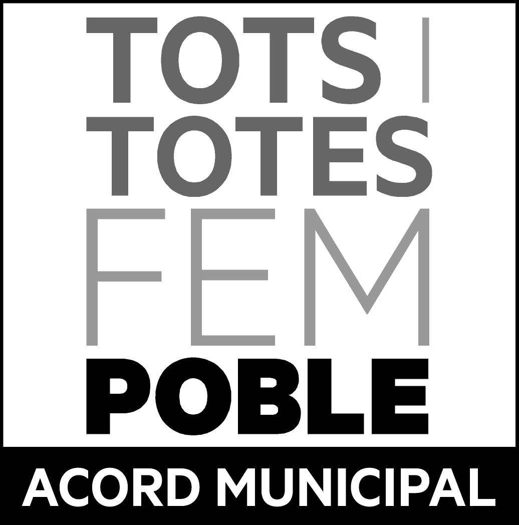 Logo TOTS I TOTES FEM POBLE – ACORD MUNICIPAL