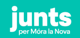Logo Junts per Móra la Nova
