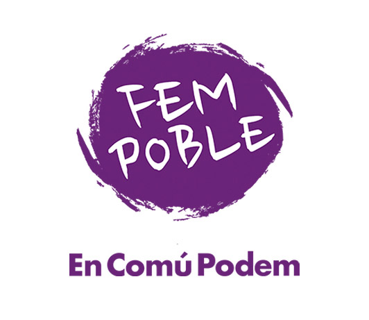Logo Fem Poble - En Comú Podem - C