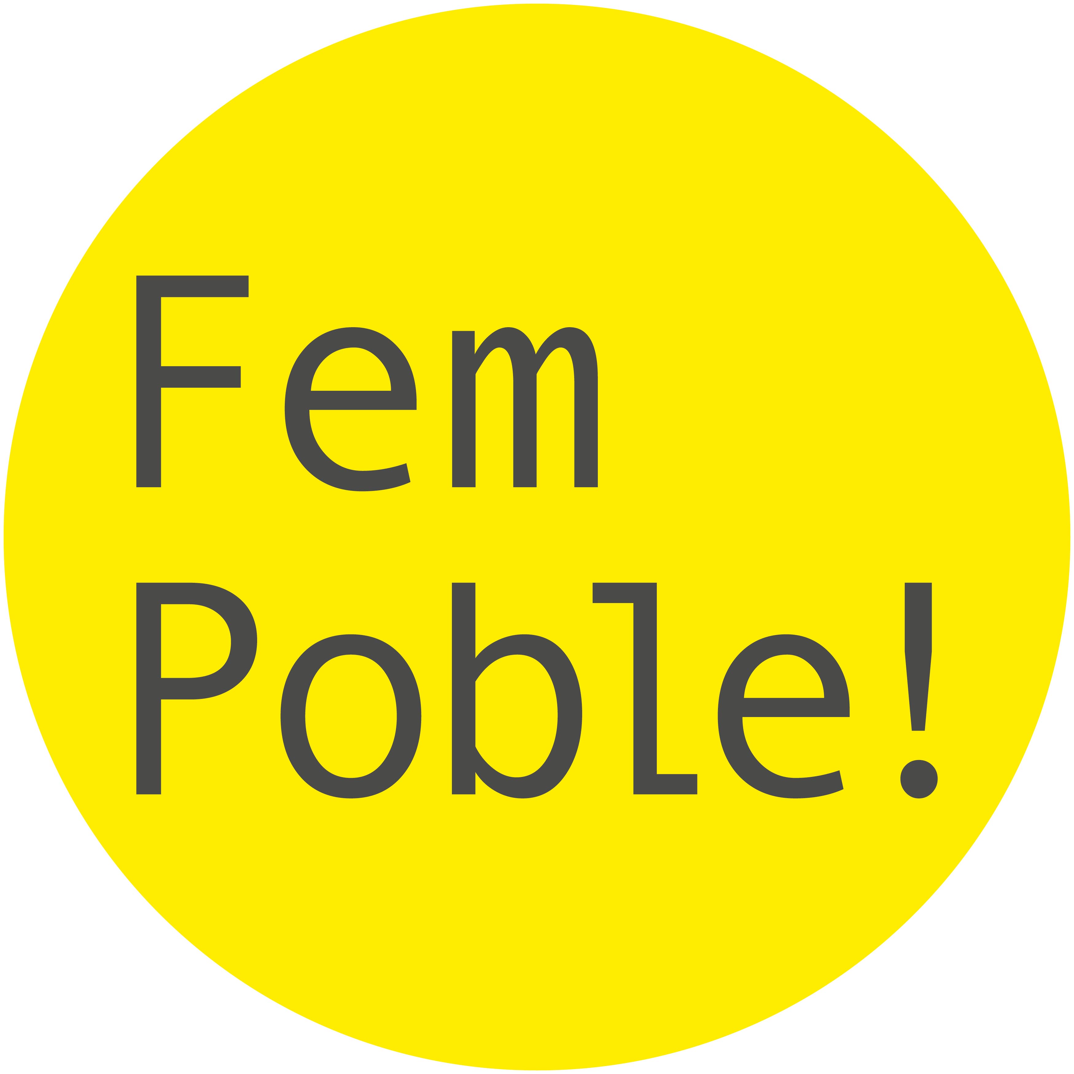 Logo Fem Poble! Ulldecona (FEM POBLE)