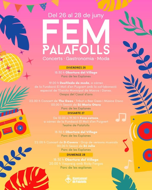 Cartell Fem Palafolls 2026