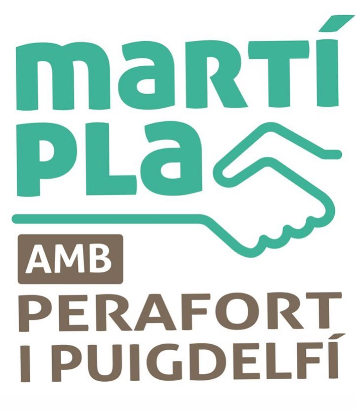 Logo Martí Pla amb Perafort i Puigdelfí