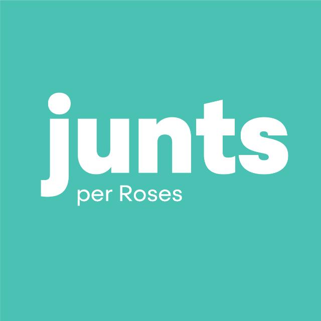 Logo JUNTS PER ROSES