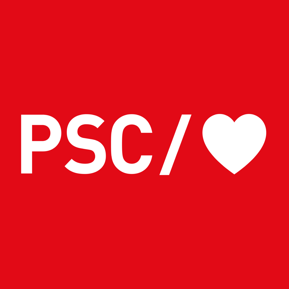 Logo PSC - Partit dels Socialistes de Catalunya