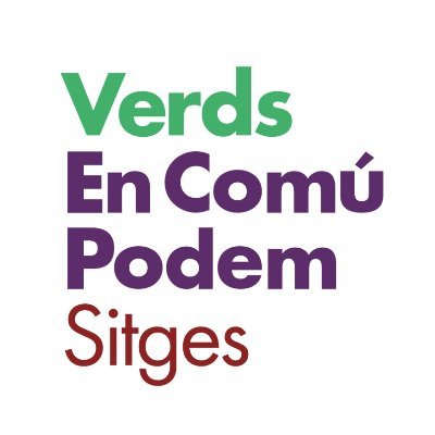 Logo Verds en comú Podem Sitges