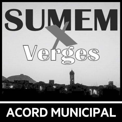 Logo Sumem per Verges - Acord Municipal (SxV-AM)