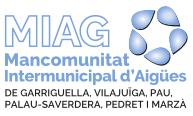 Logotip - Mancomunitat Intermunicipal d'Aigües de Garriguella, Vilajuïga, Pau i Palau-saverdera
